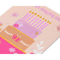 Geburtstags-Einladungs-Karten-Karten-Papier-Glitter des Karikatur-Flash-Einladungs-Karten-Mädchens